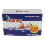 Melatonina Sublinguala 3mg, 50 tablete - Pachet 2+1 Cadou