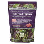 ResVitale Collagen Enhance Skin-Revitalizing Fruit Chews, 30 caramele