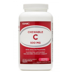 GNC Vitamina C Masticabila 500 mg , 90 tablete