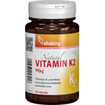 Vitaking  Vitamina K2 Naturala 90mcg, 30 capsule