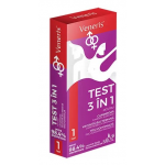 vENERIS Test 3 in1 pentru Depistarea Infectiei Genitale cu Candidoza, Vaginita bacteriana si Trichomoniaza