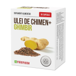 Ulei de Chimen + Ghimbir - 30 capsule - Oferta 1+1 GRATIS