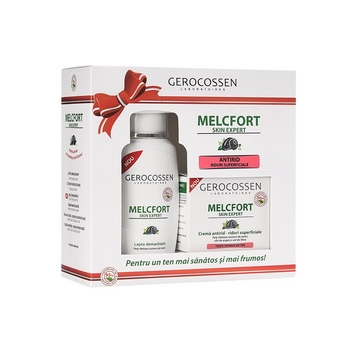 Crema Melcfort Antirid Riduri Superficiale + Lapte Demachiant Melcfort
