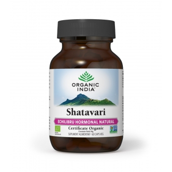 Shatavari - Echilibru Hormonal Natural, 100% Certificat Organic, 60 capsule