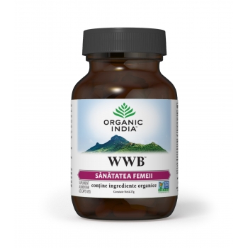 WWB - Sanatatea Femeii & Sindrom Menstrual - 100% Certificat Organic, 60 capsule