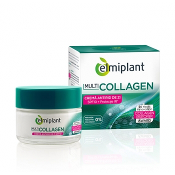 Multi Collagen - Crema Antirid de zi SPF 10 + Protectie IR, 50ml