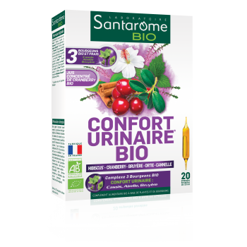 Santarome Nature, Franta, Confort Urinar BIO, 20 fiole