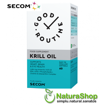 Good Routine by Secom - Krill Oil, 60 capsule gelatinoase moi