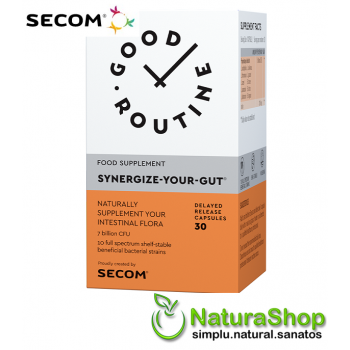 Good Routine by Secom - Synergize Your Gut, 30 capsule vegetale