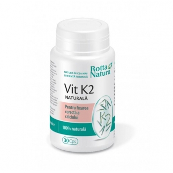 Rotta Natura Vitamina K2 (Menaquinona) Naturala, 30 capsule
