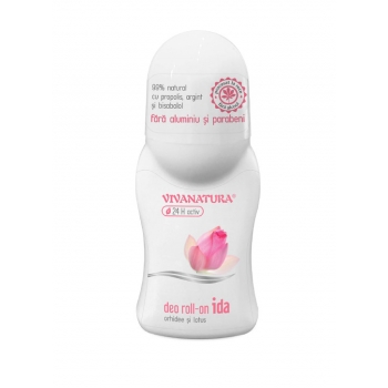 VivaNatura Deodorant Natural IDA - Orhidee si Lotus, 50/100 ml