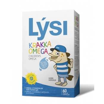 Omega-3 pentru copii - Children's Omega-3 cu Vitamina D3 - capsule masticabile